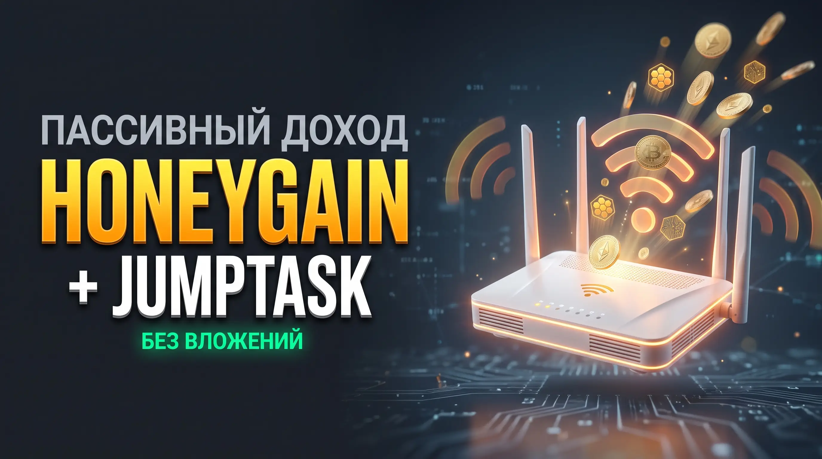 Honeygain + JumpTask: пассивный заработок на интернете в 2026 (мой опыт)