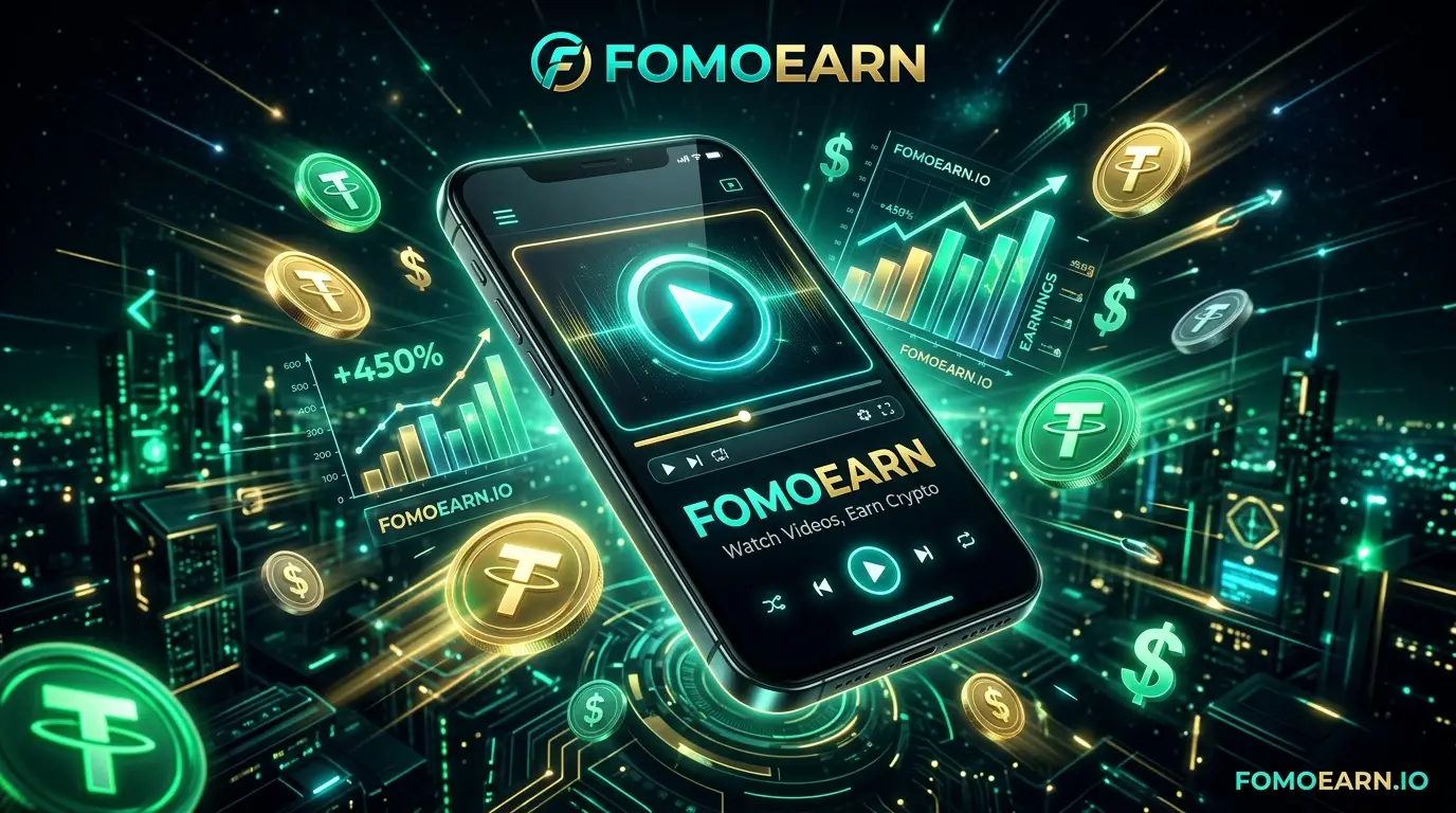 FOMOEARN обзор автозаработка на просмотре видео 2026