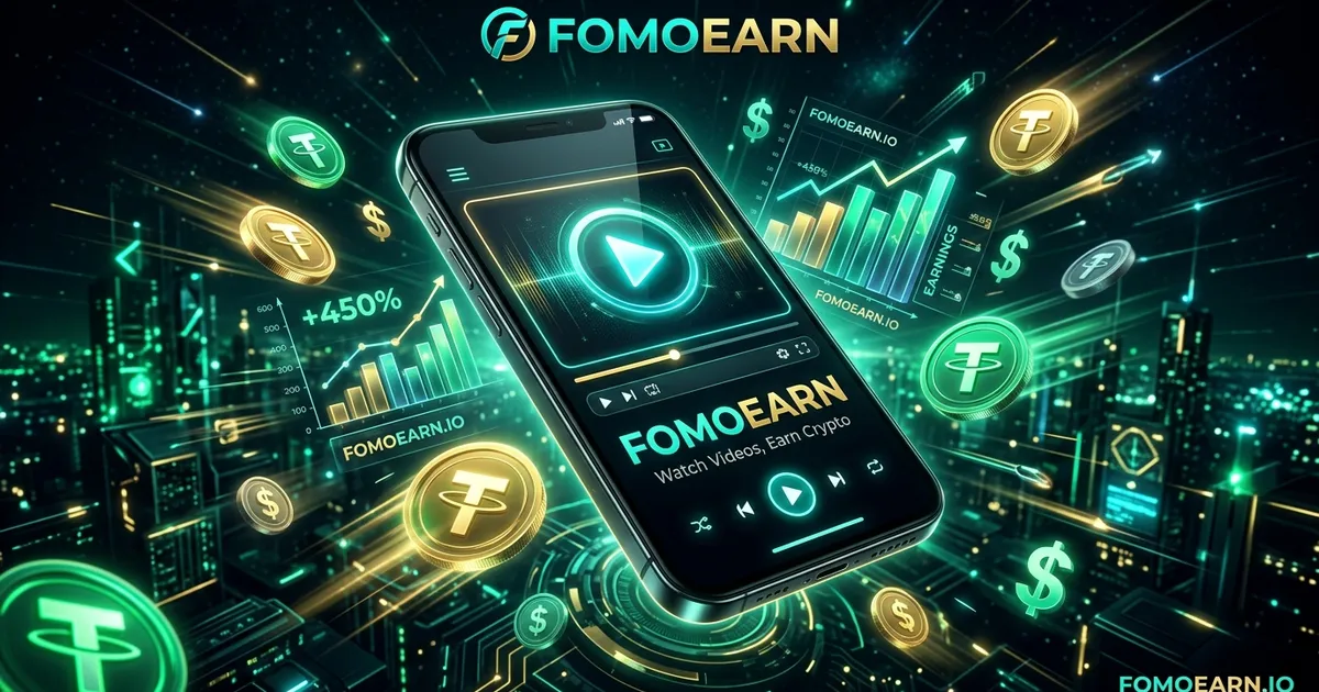 FOMOEARN: Earn Free Crypto Watching Videos in 2026 — Full Review & Withdrawal Guide